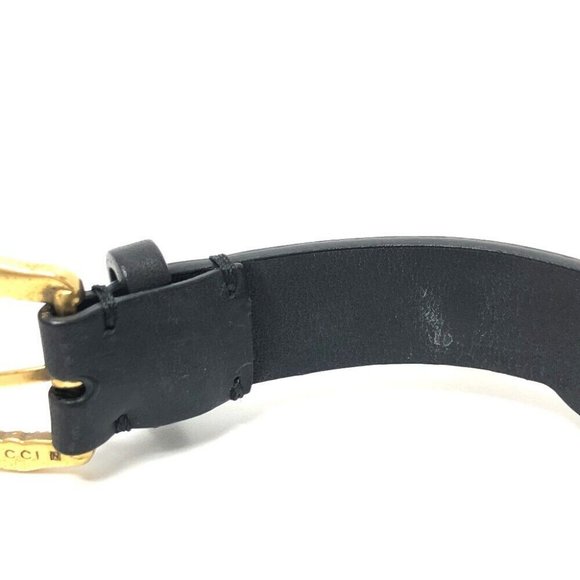 Auth GUCCI Taiga head Accessories Bracelet Leather Black/Gold/Multicolore - Picture 6 of 11